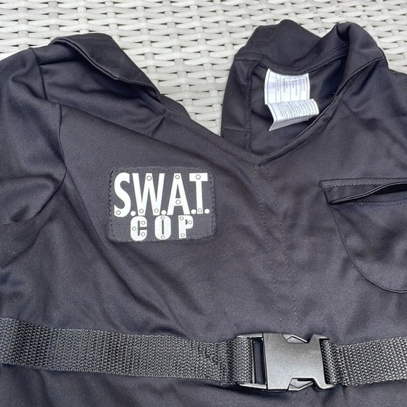 KIDS S.W.A.T. Cop Costume - Picture 8 of 14